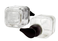 투명한 유리제 빈 거품 펌프는 튼튼한 매끄러운 표면을 병에 넣습니다