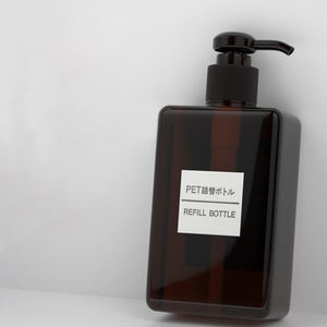 원형 PETG 화장품 병 100ml 용량 100mm 높이 화장품에 적합