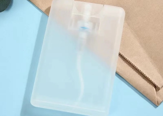 콤팩트 미니 플라스틱 주머니 스프레이 향수 손 세제 카드 플라스틱 노즐과 함께 병