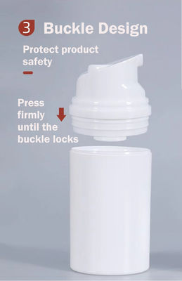 50ml 에어리스 진공 로션 병 맞춤형 컬러 인쇄 디자인 스킨케어 화장품