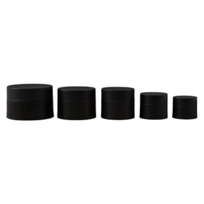 30ml 50ml 100ml 앰버 블랙 Pp 플라스틱 화장품 크림 병 흰색 검은 뚜??