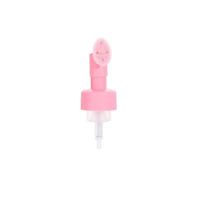 40MM 42MM 실리콘 브러시 폼 펌프 디스펜서 내구성 있는 플라스틱 펌프 탑 럭셔리 핸드솝 및 스킨케어 브랜딩