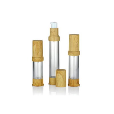 50ml 120ml 직선 둥근 톤 병 공기 없는 로션 용기 이중 벽