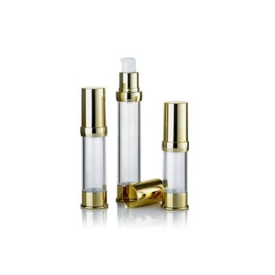 50ml 120ml 직선 둥근 톤 병 공기 없는 로션 용기 이중 벽