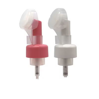 42/410 43/410 얼굴 피부 청소를 위해 실리콘 브러쉬와 맞춤형 플라스틱 폼 펌프