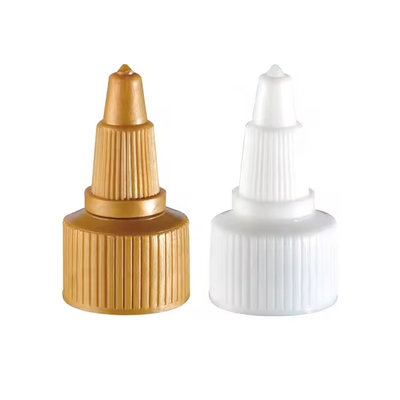 24mm 28mm 플라스틱 캡 흰색 플라스틱 플립 타워 캡 PP 캡