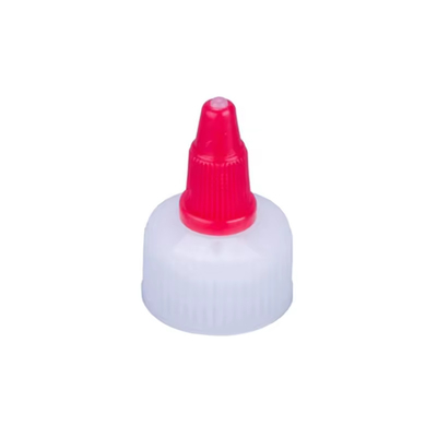 24mm 28mm 플라스틱 캡 흰색 플라스틱 플립 타워 캡 PP 캡