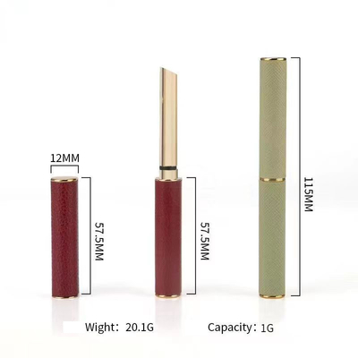 5ml 용량 다이아몬드 첨부 장치와 함께 립스틱 튜브 모든 피부 유형에 대한 휴대 및 끝 색상
