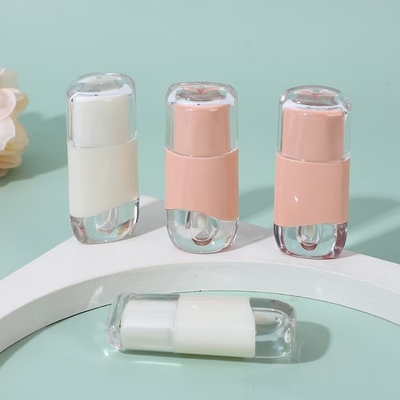 커스텀 3.5G 빈 립스틱 튜브 고무 봉인 나사 닫기 플라스틱 립밤 튜브 화장품 용기 플라스틱 포장