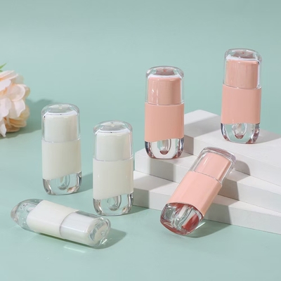 커스텀 3.5G 빈 립스틱 튜브 고무 봉인 나사 닫기 플라스틱 립밤 튜브 화장품 용기 플라스틱 포장