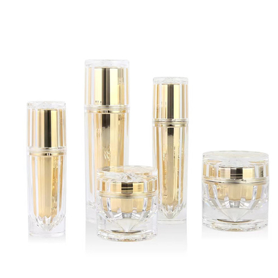 30ml 50ml 100ml 로즈 골드 아크릴 화장품 포장 병 크림 병