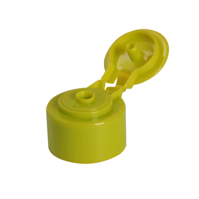 20mm 블랙 리브드 플립 톱 캡 액체 비누용 플라스틱 나사 톱 캡