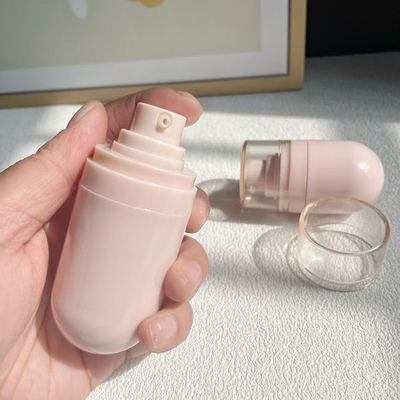 50ml 스프레이 병 뒤집은 병 귀여운 마카론 색상 공기 없는 병 피부 관리