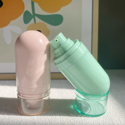 50ml 스프레이 병 뒤집은 병 귀여운 마카론 색상 공기 없는 병 피부 관리