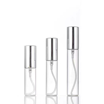 5ml 품질 빈 미니 샘플 블랙 골드 실버 알루미늄 스프레이어 유리 스프레이
