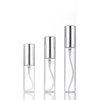 5ml 10ml 도매 미니 미스트 스프레이 향수 유리 샘플 병 (플라스틱 스프레이 펌프 포함)