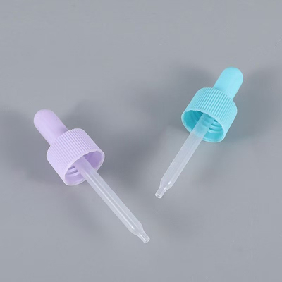 사용자 지정 색상 18mm 24mm 리버드 PP 플라스틱 드롭퍼와 플라스틱 파이펫 전문 액체 분배 도구