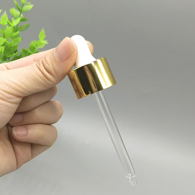 주문 색상 18mm 24mm 알루미늄 폐쇄 유해 기름 병을위한 플라스틱 방울기