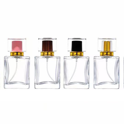 30ml 50ml 75ml 큐보이드 모양 유리 향수 안개 병