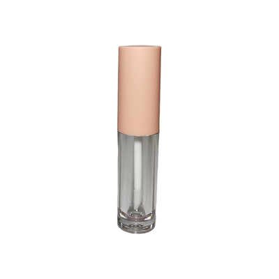 패키지 빈 6ml 맑은 입술 광택 튜브 스 Wand Round Custom Logo 입술 광택 튜브