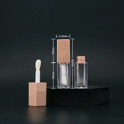 립스틱 및 마스카라용 투명 귀여운 PET 튜브 10ml 스크린 프린팅 광택 튜브