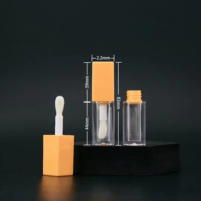 립스틱 및 마스카라용 투명 귀여운 PET 튜브 10ml 스크린 프린팅 광택 튜브