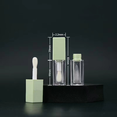 립스틱 및 마스카라용 투명 귀여운 PET 튜브 10ml 스크린 프린팅 광택 튜브