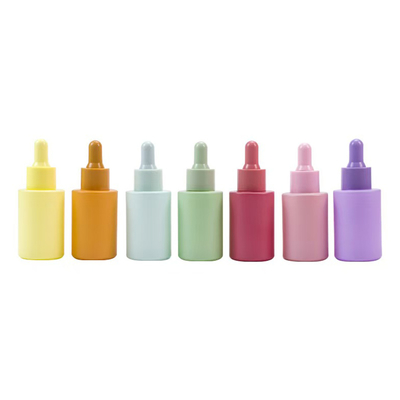 플라스틱 캡 빈 5ml 10ml 15ml 20ml 30ml 50ml 100ml 유리 에센셜 오일 병 (드롭퍼용)