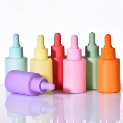 고품질 10ml 20ml 30ml 50ml 마카롱 색상 에센셜 오일 병 (화장품용)