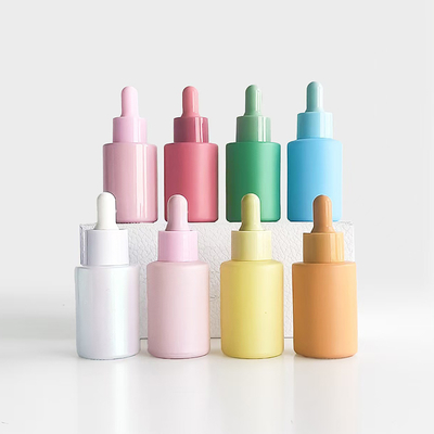 고품질 10ml 20ml 30ml 50ml 마카롱 색상 에센셜 오일 병 (화장품용)