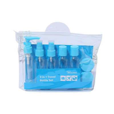 50ml 여행 병 세트 누출 방지 여행 병 세트 샴푸 로션 액체 비행기 세트