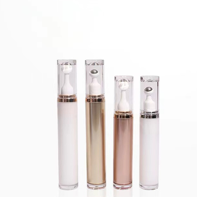 5ml 10ml 15ml 눈 크림 용기 평면 응용기 공기 없는 눈 크림 병
