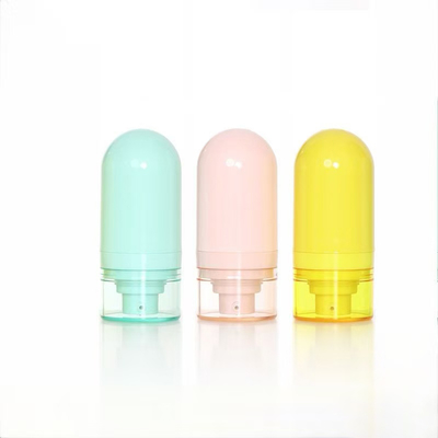 위면 공기 없는 병 15ml 30ml 50ml 화장품 패키지 지원 사용자 정의를 위해 사용됩니다