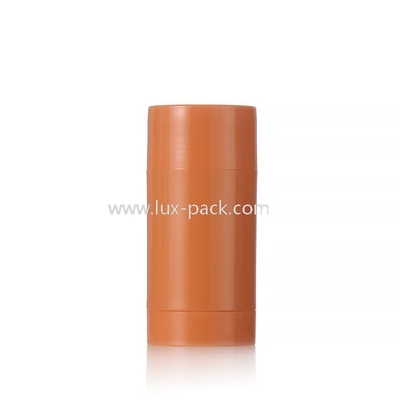 컬러풀 실린더 모양 15g 30g 50g 75g 100g 플라스틱 데오도란트 밤 스틱 맞춤 제작 가능