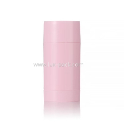 컬러풀 실린더 모양 15g 30g 50g 75g 100g 플라스틱 데오도란트 밤 스틱 맞춤 제작 가능