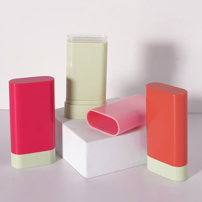 밝은 색상 하단 충전 20g 데오도란트 밤 스틱 용기 OEM ODM 수락