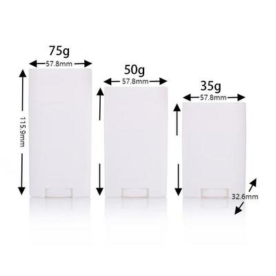 회전 사용 35g 50g 75g PP 플라스틱 몸 향수 디오더런트 발암 스틱