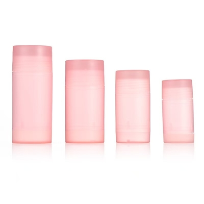 원형 35g 50g 75g PP 이중 쉘 바디 향기 데오드란트 밤 스틱 용기
