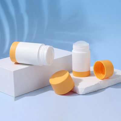 신디자인 35g 50g 75g PP 듀얼 셸 몸 향수 디오더런트 발암 용기 개인 관리