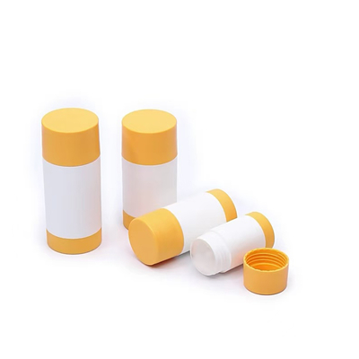 회전 디자인 30g 50g 75g 100g PP 듀얼 셸 보디 프라거먼스 디오더런트 스틱 컨테이너