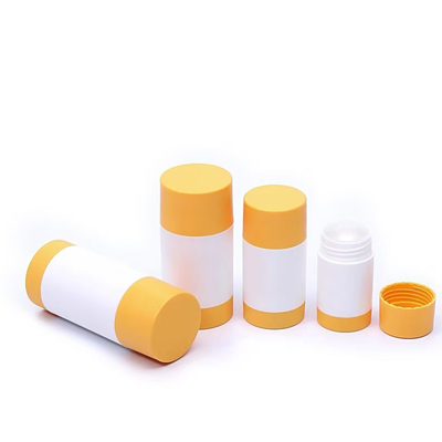 회전 디자인 30g 50g 75g 100g PP 듀얼 셸 보디 프라거먼스 디오더런트 스틱 컨테이너