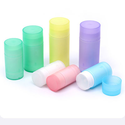 회전 디자인 30g 50g 75g 100g PP 플라스틱 몸 향수 용기 디오더런트 스틱