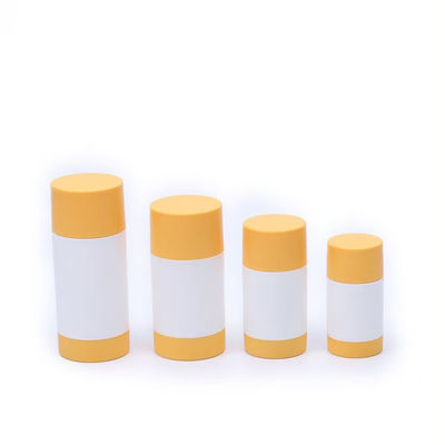 회전 디자인 30g 50g 75g 100g PP 플라스틱 몸 향수 용기 디오더런트 스틱