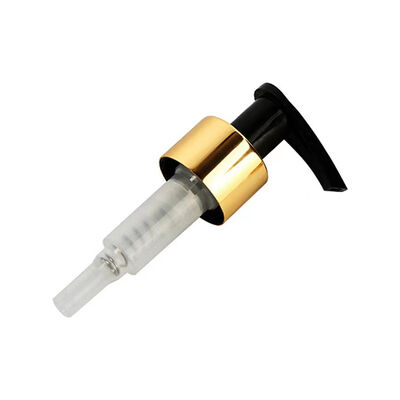 24/410 28/410 Cosmetic Hand Wash Pump Hand Wash Bottle Pump with Aluminum Gold Aluminum Plastic Emulsion Pump