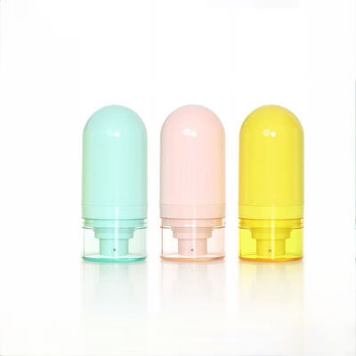 15/30/50ml 반전 된 공기 없는 진공 스프레이/로션 병 사용자 정의 디자인 피부 관리 화장품
