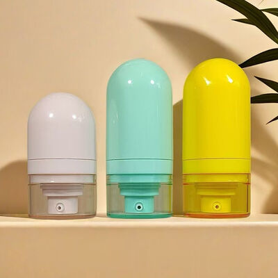 15/30/50ml 반전 된 공기 없는 진공 스프레이/로션 병 사용자 정의 디자인 피부 관리 화장품
