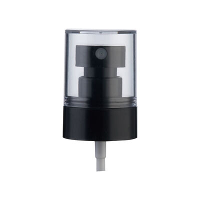 24mm 하프 커버 플라스틱 펌프 분무기 화이트 미스트 투명 캡 포함 액체 적용용 빅 캡