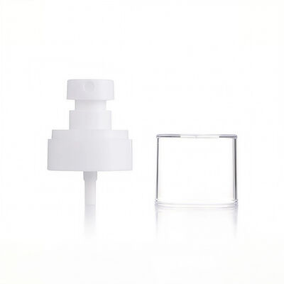 24mm 하프 커버 플라스틱 펌프 분무기 화이트 미스트 투명 캡 포함 액체 적용용 빅 캡