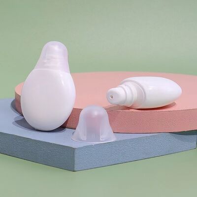 무광 투명 크루 캡 PE 용기 포장 립 마스크 병