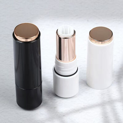 도매 럭셔리 3.5G 플라스틱 흰색 검은 금 립스틱 튜브 봉지 반지